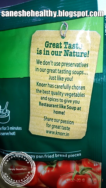 Brand says no added preservatives in knorr classic thick tomato soup.